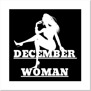 Birthday Gifts for Women December Women December Stylish Woman Posters and Art